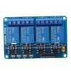 2PCS 4 Channel Relay Module Optocoupler Isolation ABS Solid State