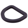 TentSpares - Universal 25mm Black Plastic D Rings, Plastic D