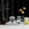 Crystal Candle Holder, Set of 2 Crystal Clear Candlestick Stand