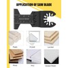 60pcs Oscillating Saw Blades, 2023 Upgrade Efficient Oscillating Blades, Japanese