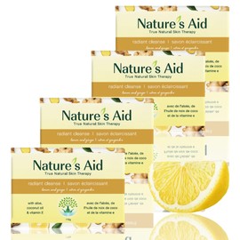 Bar Soap Multi-Pack of 4 - Charcoal & Sweet Orange (Lemon & Ginger)