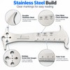 Bicycle Chain Wear Gauge – Stainless Steel Multi-Function Measurement Tool