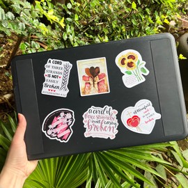 Pack 6 Ecclesiastes 4 12 A Cord of Three Strands is Not Easily Broken Sticker 3 Inches Bible Verse, Christian, Waterproof Vinyl Sticker