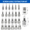 Greywolf 26 pcs Screw Extractor Set with 3/8 Inch Drive,