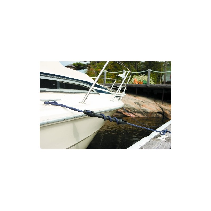 Dock Edge + Inc. 3/8-7/16-Inch Boat Mooring Snubber (10-12 mm),Black