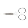 Westcott 16380-001 Tijeras de bordado, blanco/gris