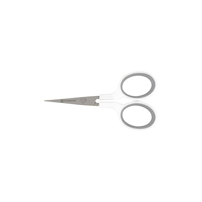 Westcott 16380-001 Tijeras de bordado, blanco/gris