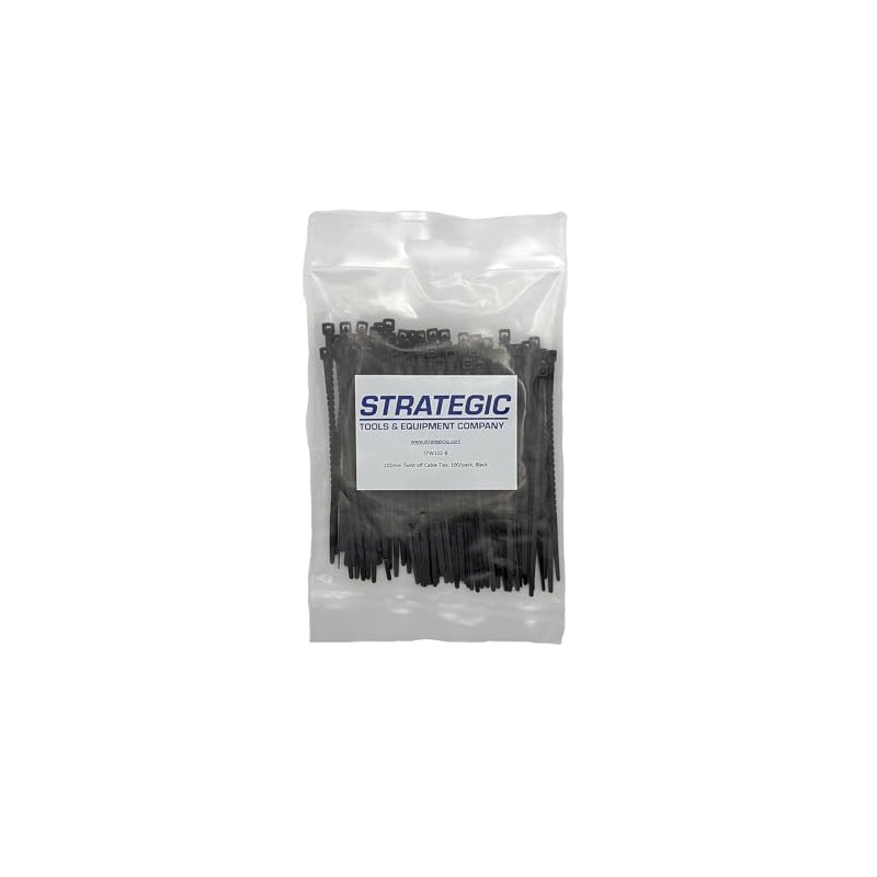 Strategic Tools & Equipment Company Twist Off Cable Ties 100mm