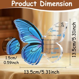 Thinking of You Gifts Bereavement Gifts Acrylic Memorial Plaques Memorial Gift Sympathy Gift Memorial Gift Angel Gifts Condolences Grief Gifts Sympathy Cards Loss of Dad Gifts For Loss of One