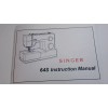 Singer 64S Sewing Machine Owners Manual reproduction