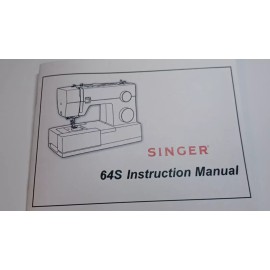 Singer 64S Sewing Machine Owners Manual reproduction