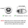 INCREWAY Bathtub Drain Stopper, 1 Pack Upgraded 2 in 1