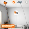 JEHONN Wall Mop with Long Handle 80 inches, Upgraded 180°