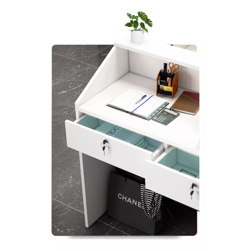 THATS COOL Mueble Recepcion Escritorio Con Cajones Para Oficina Negocio