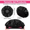 6 Piezas Gorro de Seda para Dormir Ajustable, Capó Gorro
