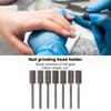7pcs Nail Grinding Bits Professional Portable Nail Gel Removal Tungsten
