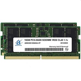 Adamanta 32GB (2x16GB) Compatible for Lenovo Legion 7/7i Gaming Laptop DDR5 4800MHz PC5-38400 SODIMM 1Rx8 CL40 1.1v Notebook Memory Module Upgrade RAM