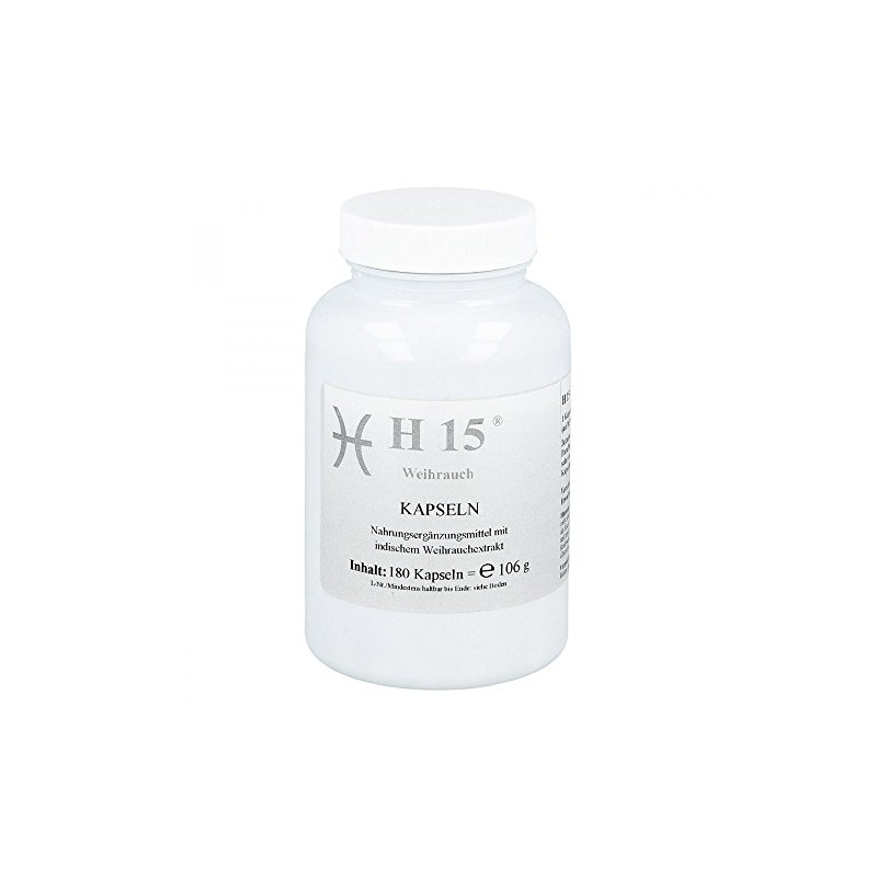 H 15 Frankincense Capsules 350 mg Pack of 180