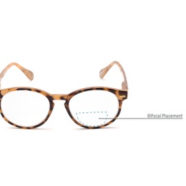 Readers.com Reading Glasses: The Actor Bifocal round Style for Men and Women