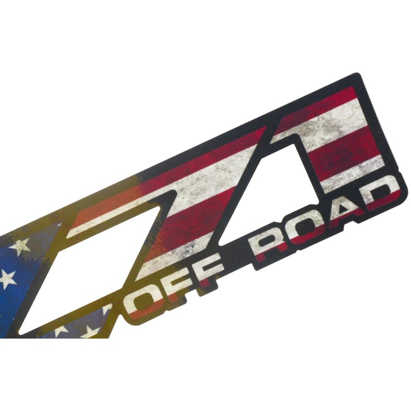2Pc Z71 Off Road Decals Stickers Emblem Replacement for Silverado