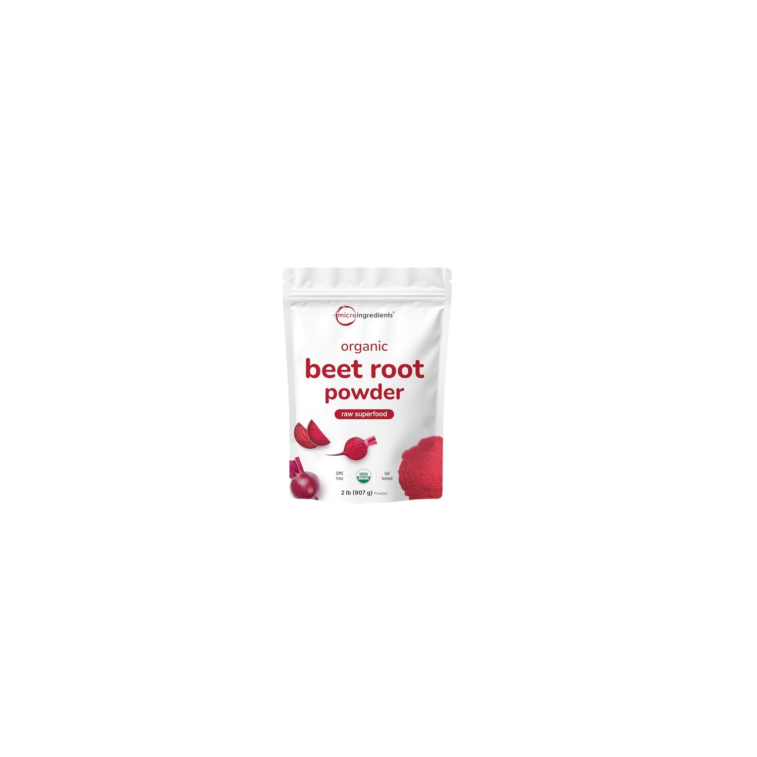 Micro Ingredients Organic Beet Root Powder, 2 Pounds | Cold Pressed ...