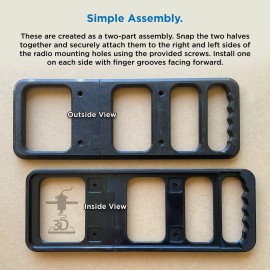 7300, 9700, For Icom, ic Carry Handles for ICOM IC-9700 and IC-7300 Radio Transceivers