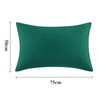 Aisbo Housewife Pillowcases 2 Pack - Dark Green Standard Pillow