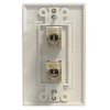 RiteAV CAT 6A 2 Port Shielded Cat6a Punchdown Wall Plate