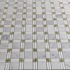 Stone Center Online C262XP Carrara White Marble Plaid Tartan Mosaic