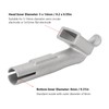 2Pcs Wide Mouth Welding Nozzle Rectangle Stainless Steel Plastic Welder