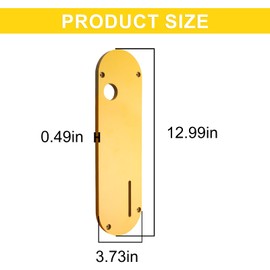 Zero Clearance Table Saw Insert for DeWalt Table Saw with Riving Knife Slot DWE7485, DCS7485B and DCS7485T1