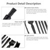Keyboard Brush,6 in 1 Multi-Purpose Portable Plastic Handle Nylon Anti