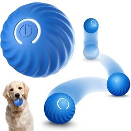 Pelota de Juguete para Perros Inteligente, Pelota Interactiva para Perro, Lanzador de Pelotas para Perro, Pelota para Perro Que Se Mueve Sola, Adecuado para Perros Pequeños/Pequeños/Medianos/Grandes