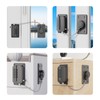 Refrigerator Lock,4-Digit Combination Fridge Lock, Refrigerator & File Cabinet Safety