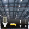 45W 6 pack LED Corn Light Bulb,400W Equivalent 5000K Commercial