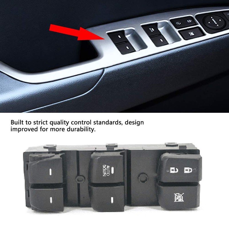 Fydun 93570-3X032RY Power Window Switch Car Left Driver Side Power