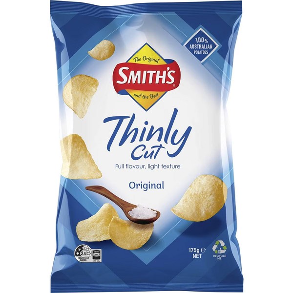 Smiths Thinly Cut Chips Original 175g