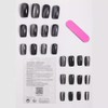 Nail Tips, Handmade Nail Tips, Short, Catza, Set of 24,