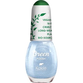 Kokie Cosmetics Vegan, Plant Based, Cruelty Free Nail Lacquer, Green Polish (Glass Slipper GP01)
