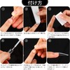 JANLOFO Nail Tips, Clear, False Nails, 500 Pieces, Long Nail