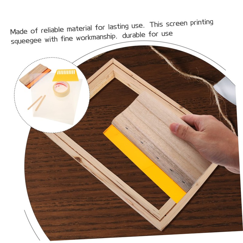 OHPHCALL Diy Screen Printing Kit Silk Screen Printer Tool Set