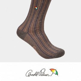 Jangmok Gentleman Logo Embroidery Ringle Fashion Socks Non-slip Honey Dang 5 Pairs, Assorted Colors - 26cm