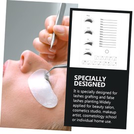 Baluue 1pc Transparent Eyelash Grafting Storage Board Organizer for False Eyelash Display Essential Lash Extension Tool for Beauty Salons and Personal Use