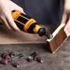 LPZMPZ Pack of 242 Sanding Sleeves Nail Cutter with 80/120/180
