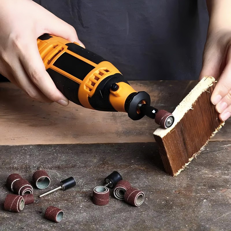 LPZMPZ Pack of 242 Sanding Sleeves Nail Cutter with 80/120/180
