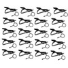 Naisfei 20 Pcs Lapel Microphone Replacement ,Microphone Lavalier Lapel Mic