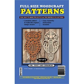 Owl Trivet and Ornament Scroll Saw Pattern