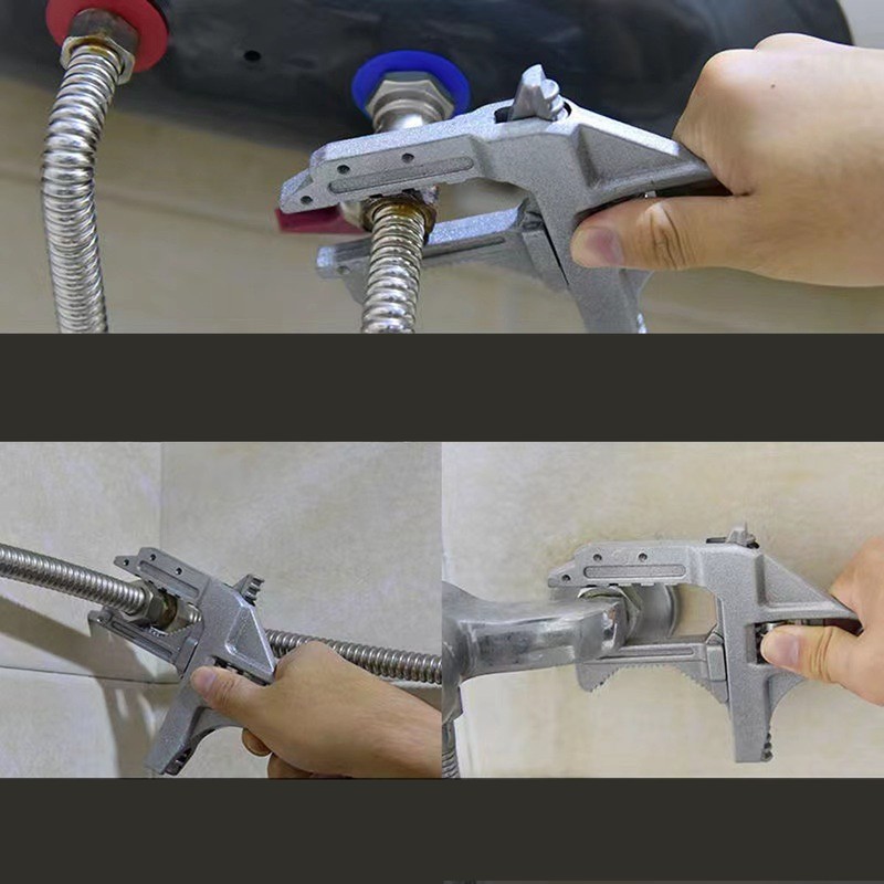 Plumbers Wrench Aluminum Alloy Large Opening Anti Skid Multifunctional Wrench