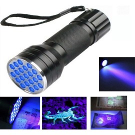 PreAsion Ultraviolet Flashlight Handheld UV 21 LED to Find Stains on Carpet Rugs