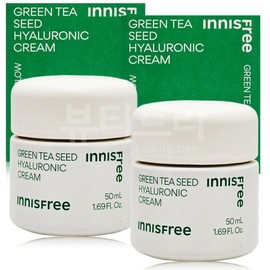 Innisfree Green Tea Seed Hyaluronic Acid Cream 50ml + 50ml / 이니스프리 그린티 씨드 히알루론산 크림 50ml + 50ml